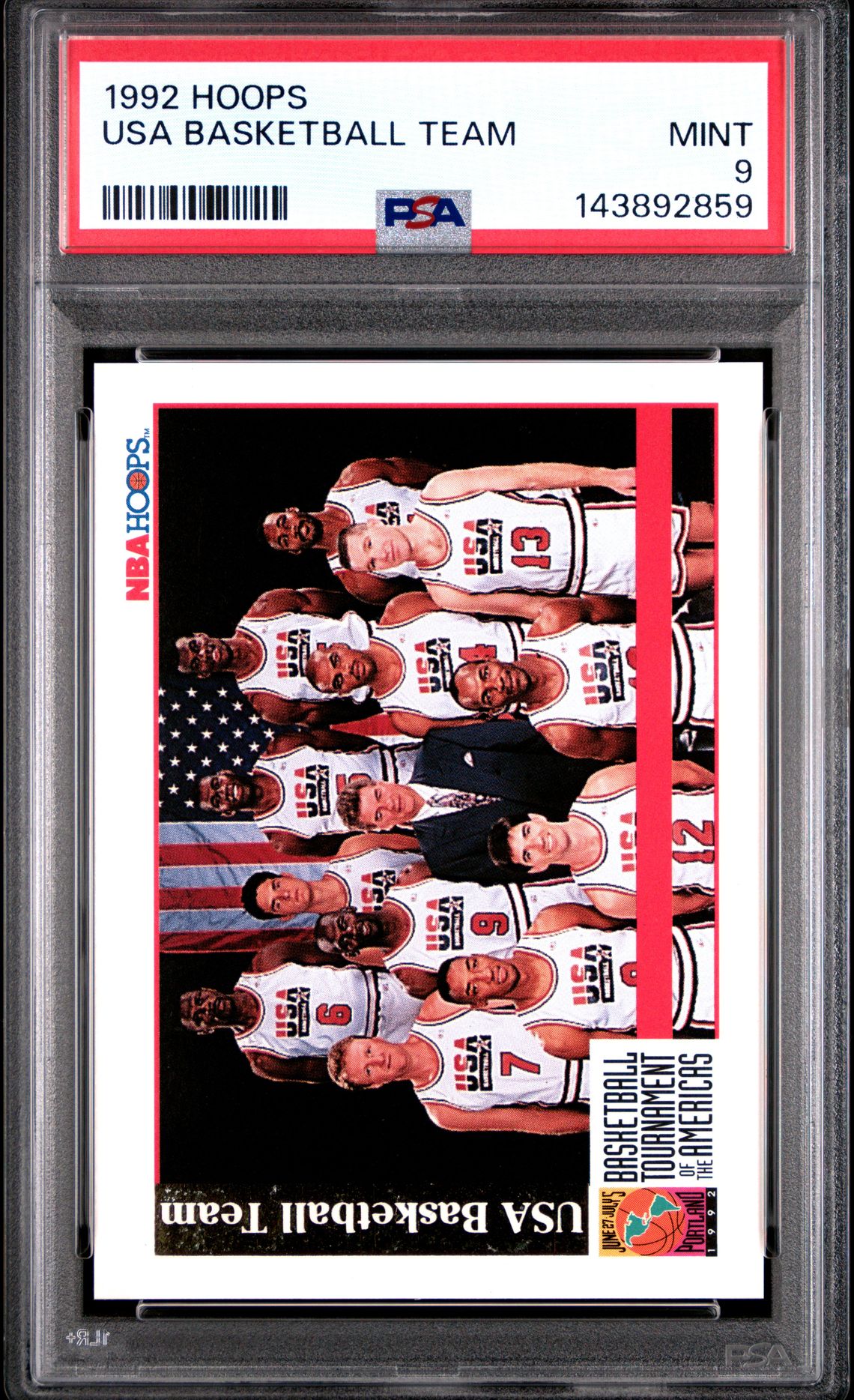 1992 Hoops Usa Basketball Team Mint 9 front