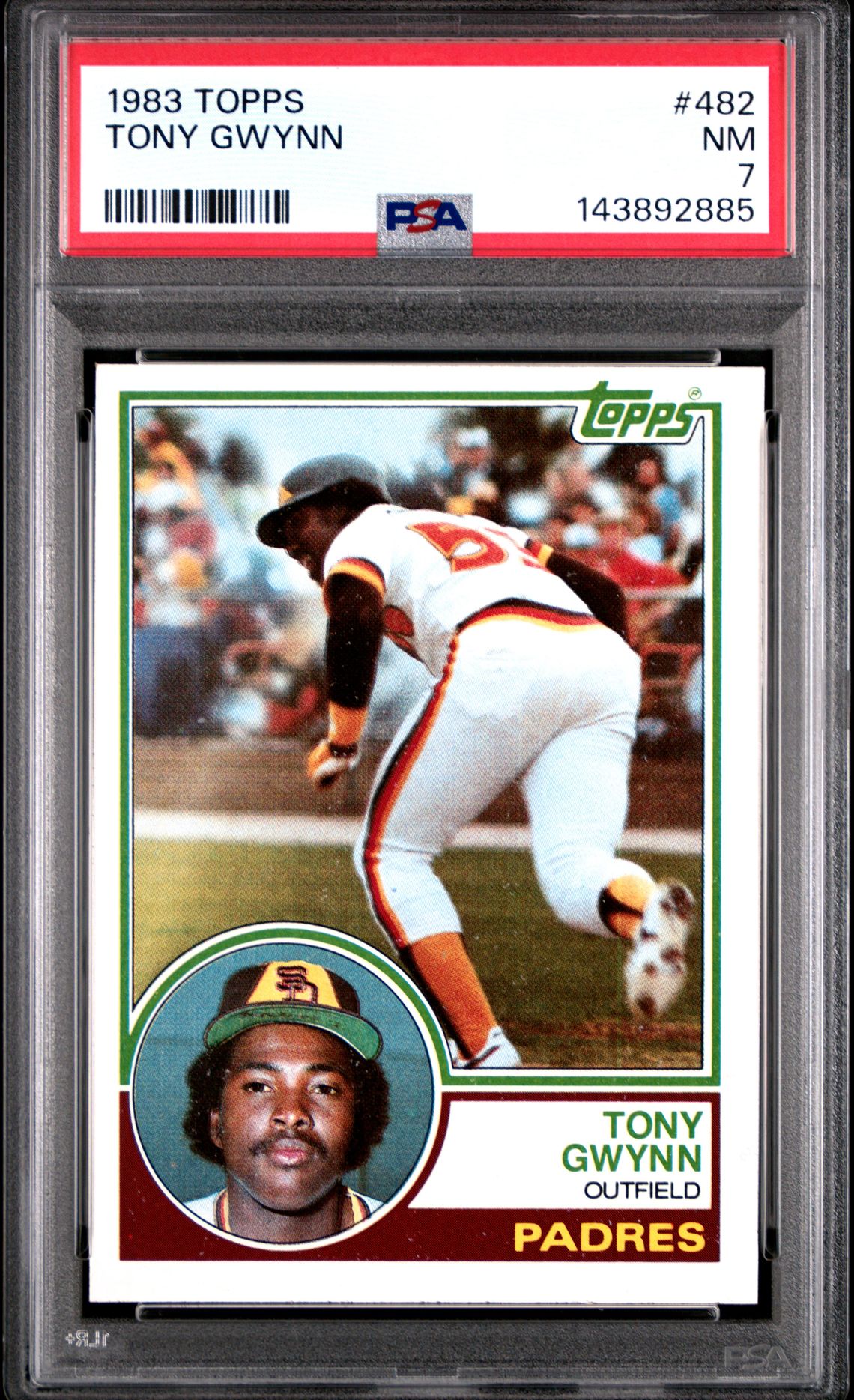 1983 Topps Tony Gwynn #482 Nm 7 front