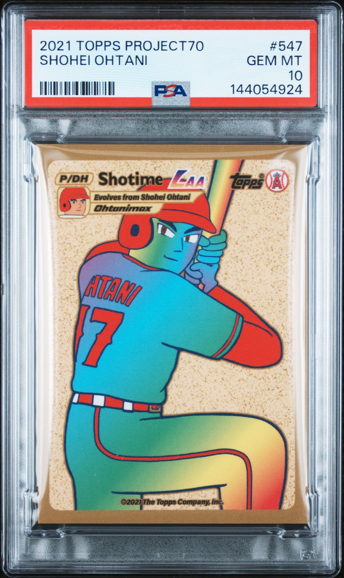2021 Topps TOPPS PROJECT70 #547 Shohei Ohtani front