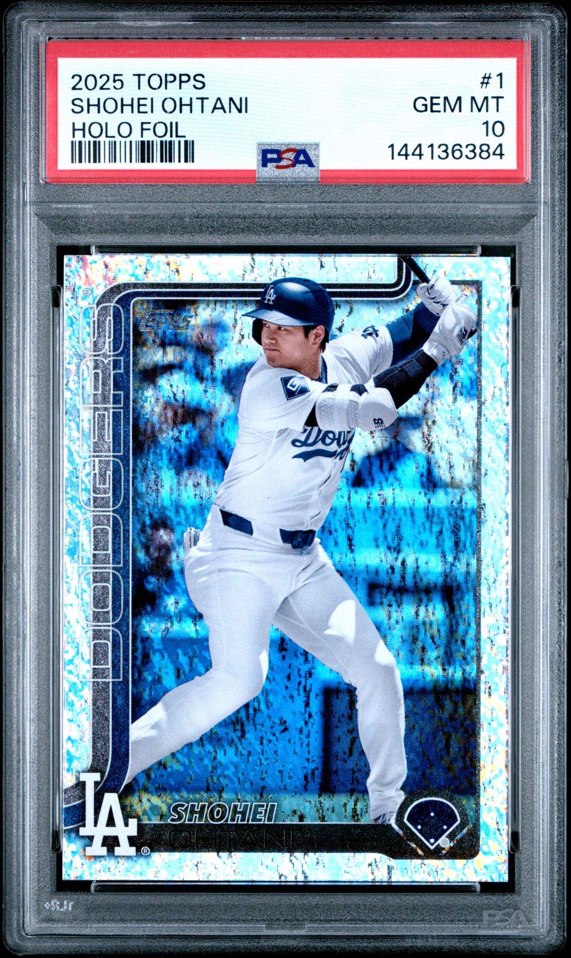 2025 Topps Shohei Ohtani #1 (Holo Foil) Gem Mt 10 front