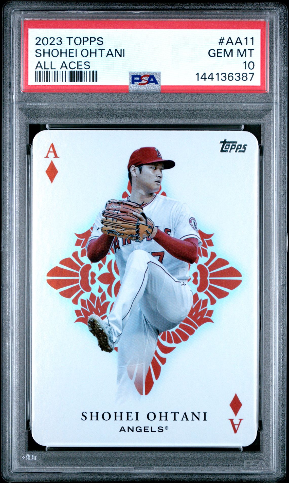 2023 Topps All Aces Shohei Ohtani #Aa11 (All Aces) Gem Mt 10 front