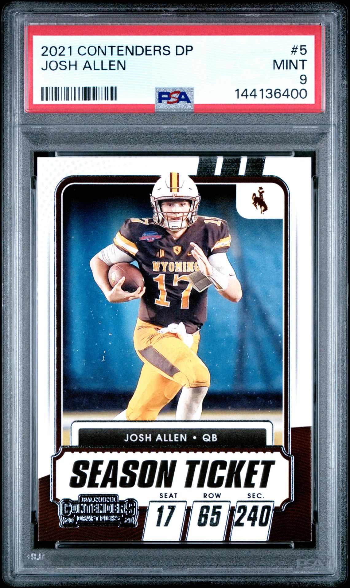 2021 Panini Contenders Draft Picks Josh Allen #5 Mint 9 front