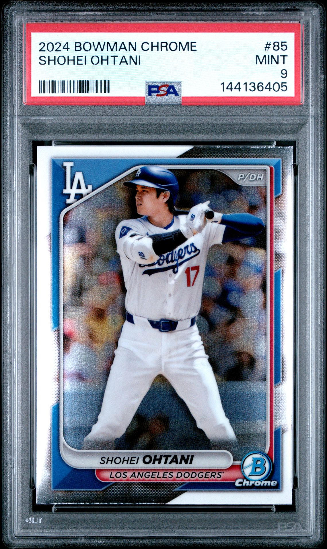 2024 Bowman Chrome Shohei Ohtani #85 Mint 9 front