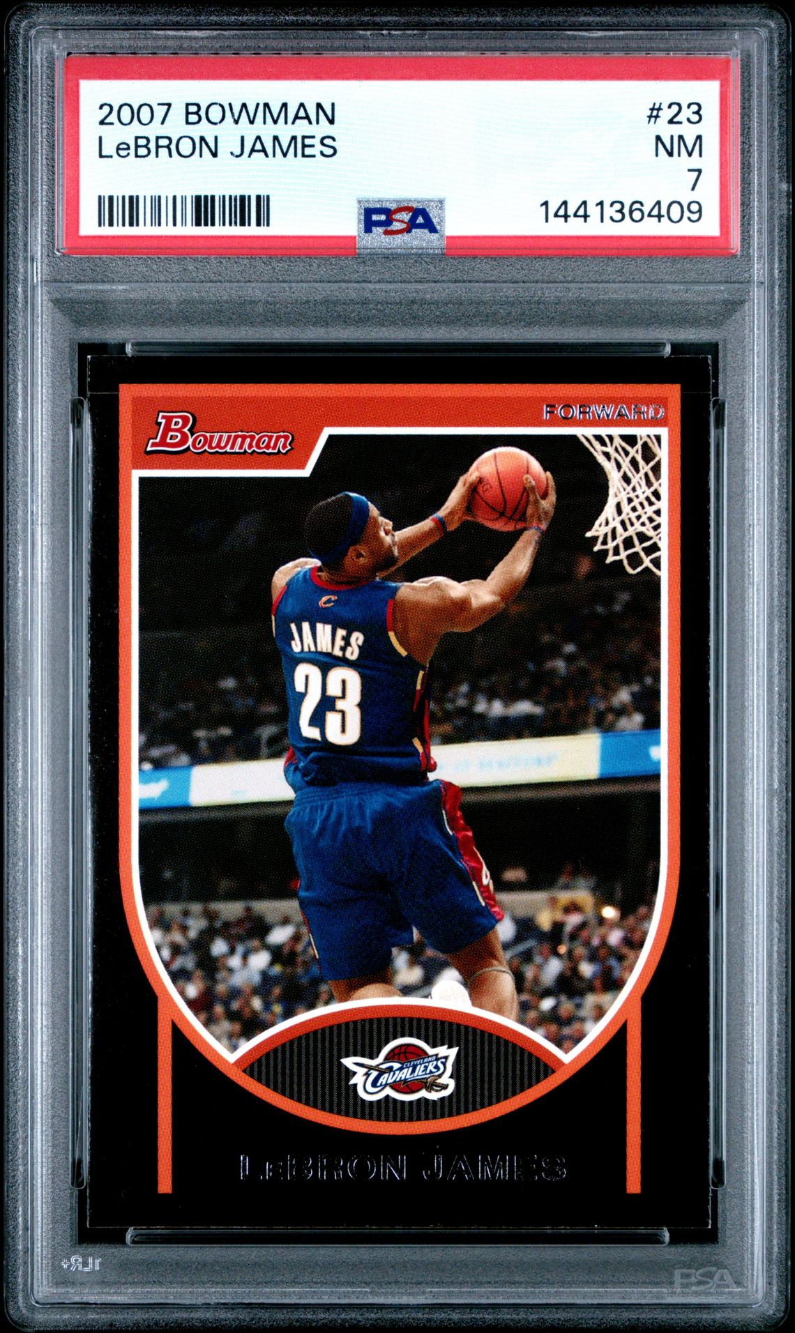 2007 Bowman Lebron James #23 Nm 7 front