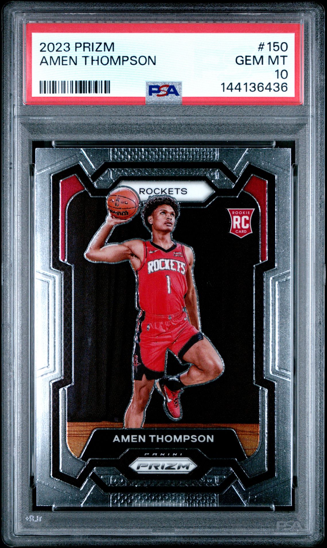 2023 Panini Prizm Amen Thompson #150 Gem Mt 10 front