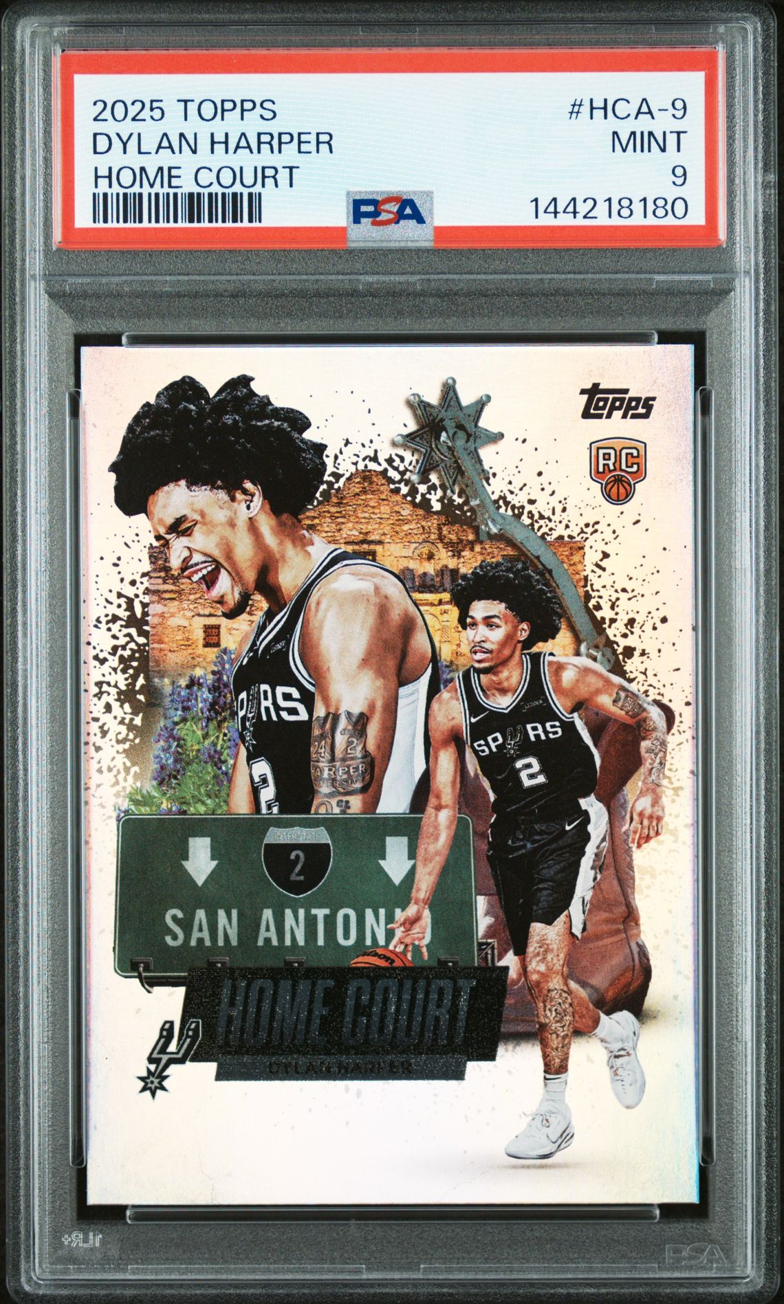 2025 Topps Home Court Dylan Harper #Hca-9 Mint 9 front