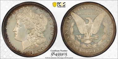 1893 $1 PR62