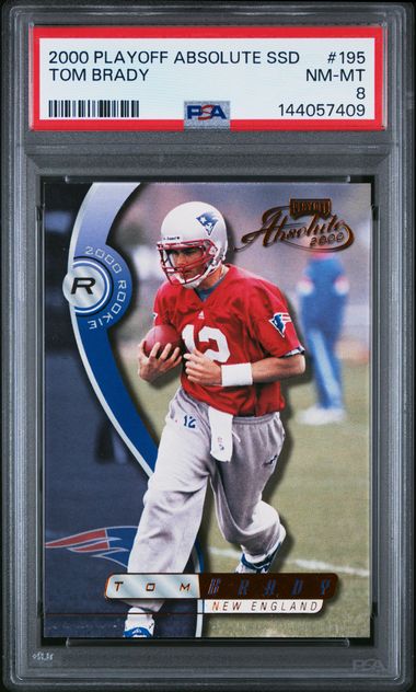 2000 Playoff #195 Tom Brady front