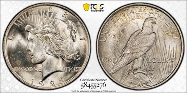 1923 $1 MS63