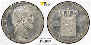 1873 2 1/2 G KM-82  Ag MS62
