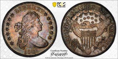 1801 $1 MS63+