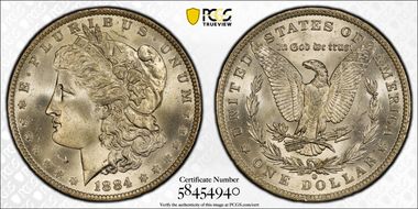 1884-O $1 MS65