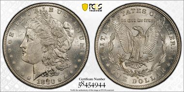 1880-O $1 MS62