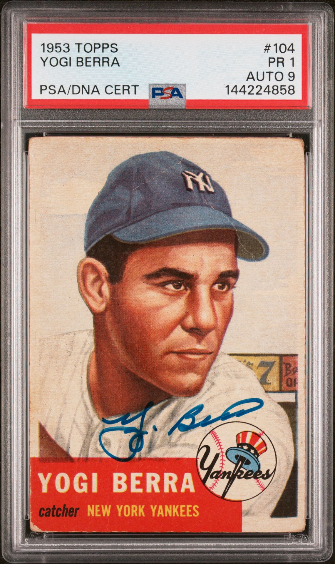 1953 Topps TOPPS #104 Yogi Berra front