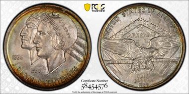 1939 50C Arkansas MS66