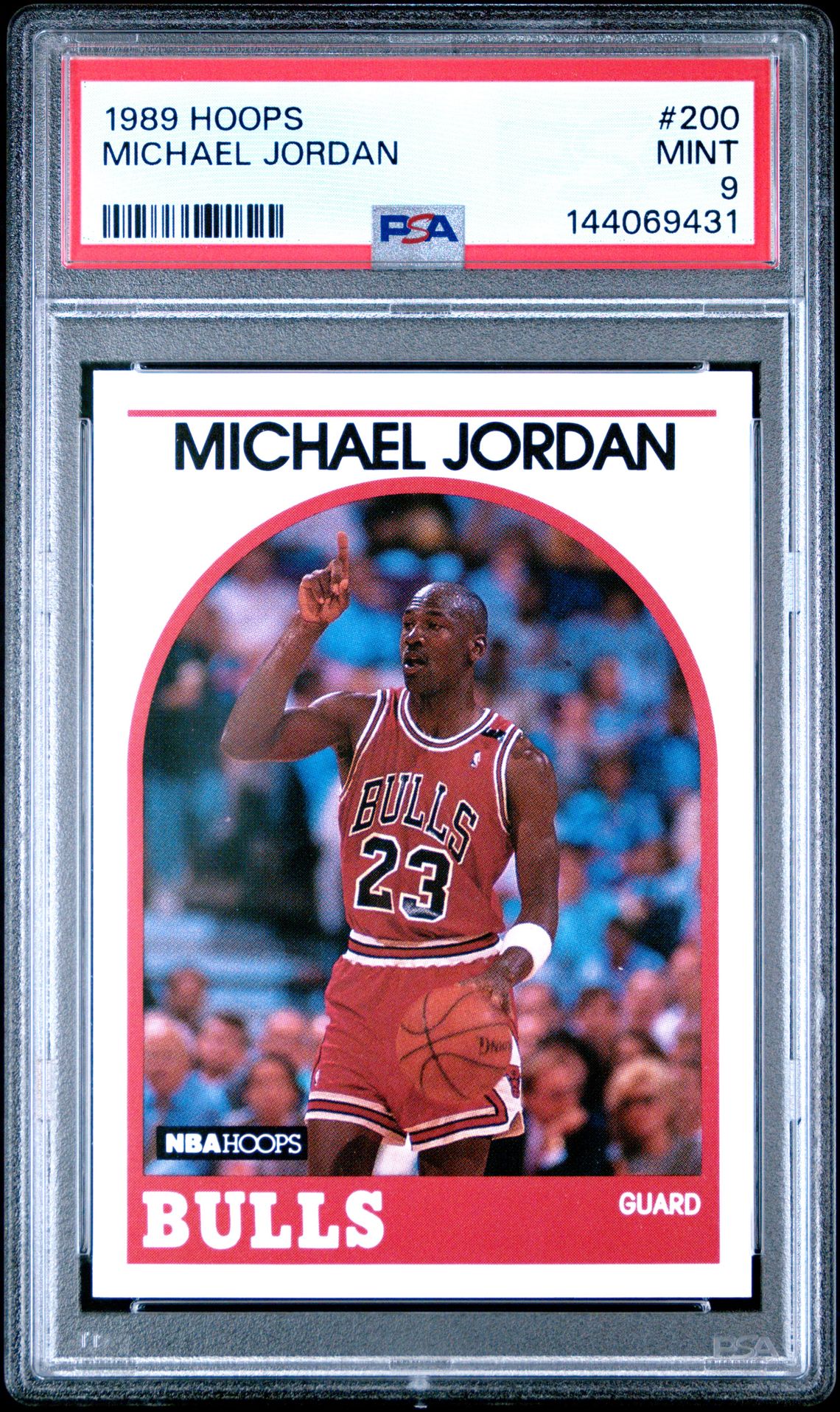 1989 Hoops Michael Jordan #200 Mint 9 front