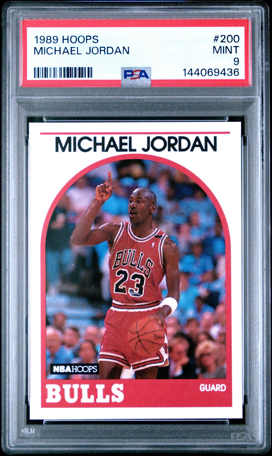 1989 Hoops Michael Jordan #200 Mint 9 front