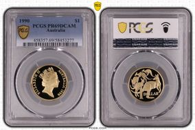 1990 $1 PR69DCAM