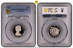 1966 10C PR69DCAM