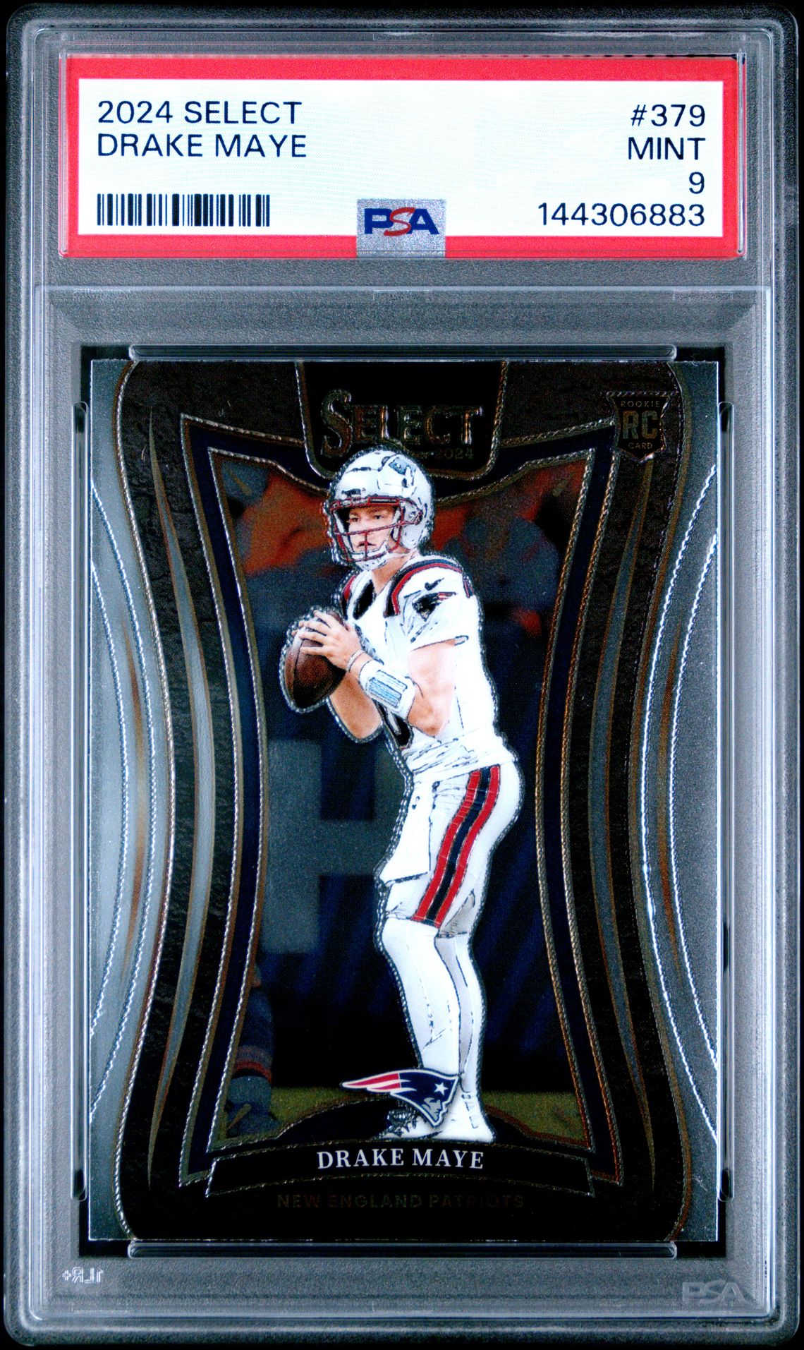 2024 Panini Select Drake Maye #379 Mint 9 front