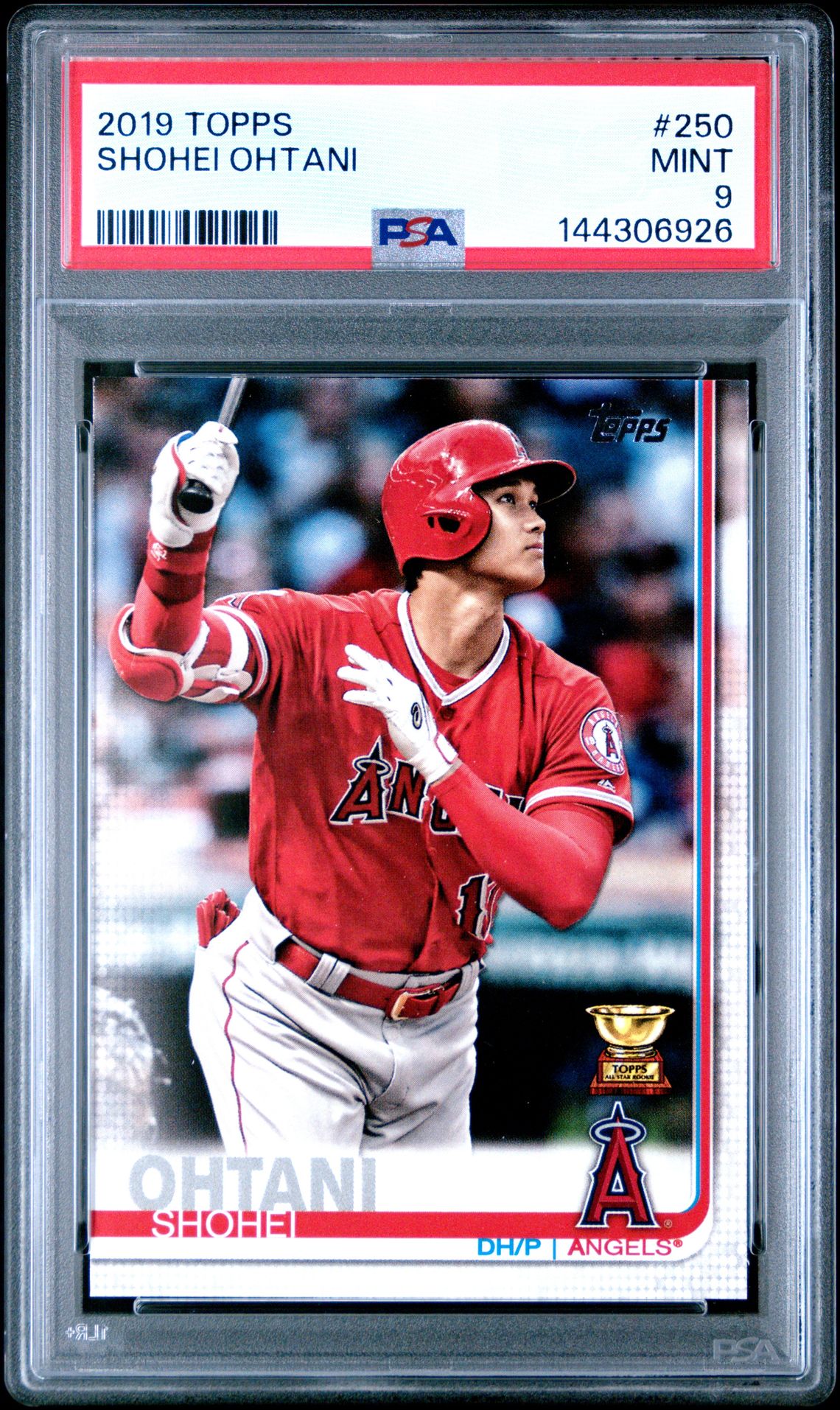 2019 Topps Shohei Ohtani #250 Mint 9 front