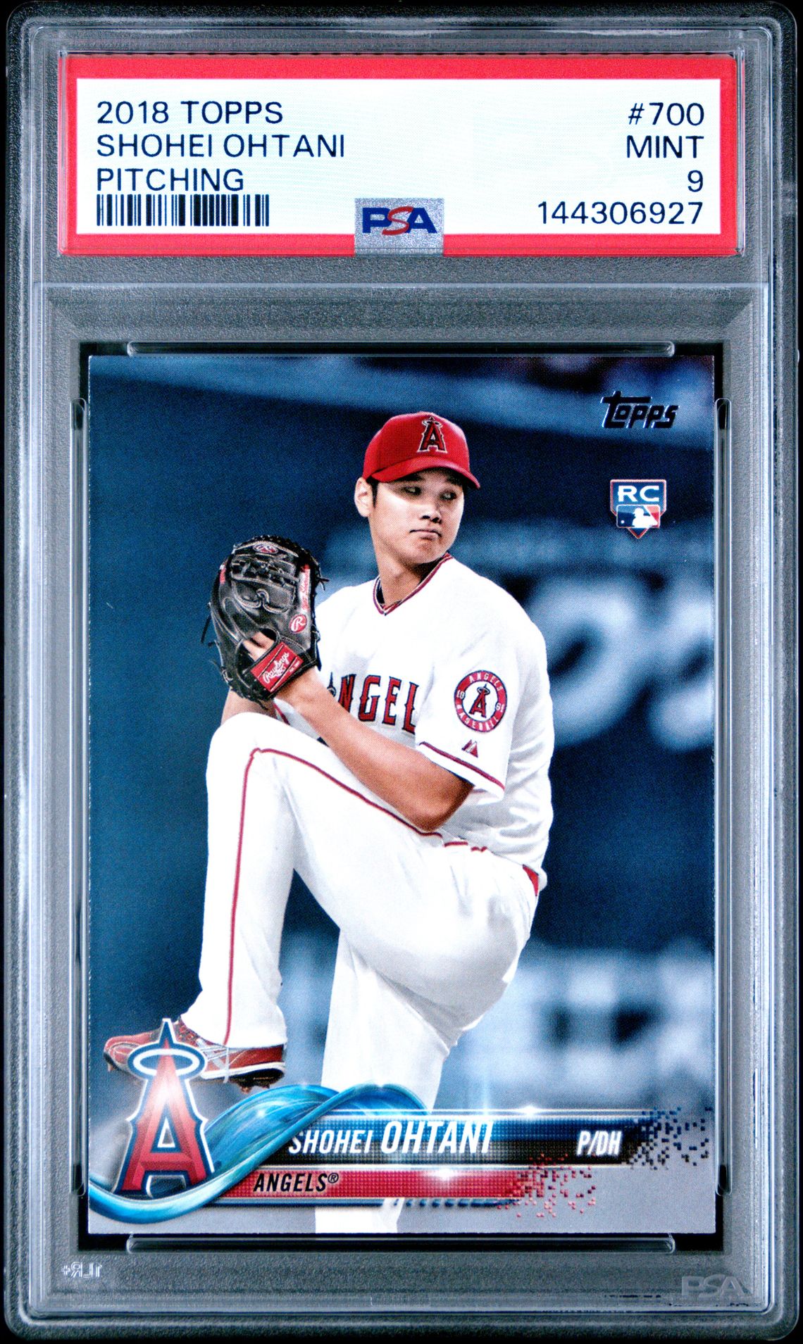 2018 Topps Shohei Ohtani #700 (Pitching) Mint 9 front
