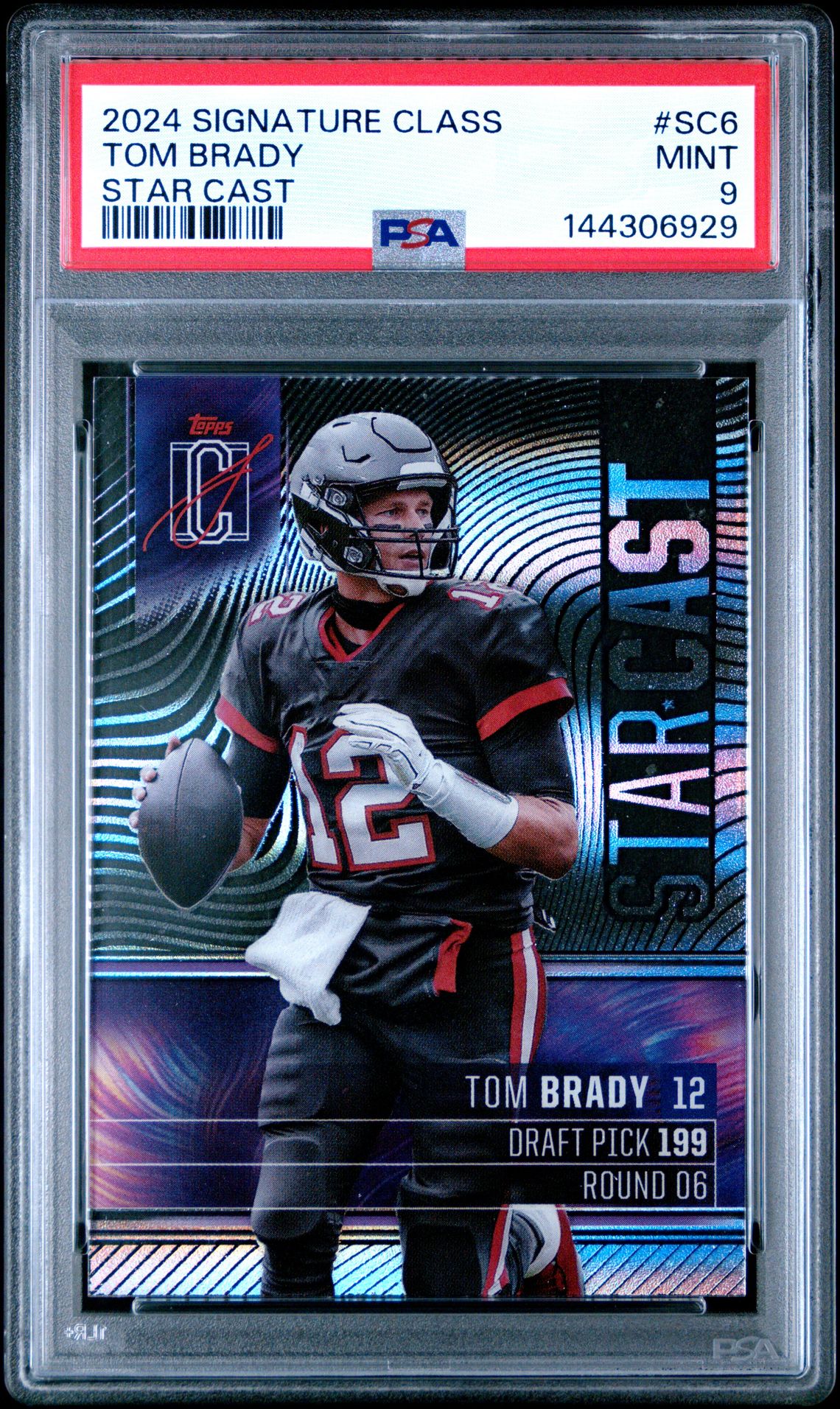 2024 Topps Signature Class Star Cast Tom Brady #Sc6 Mint 9 front