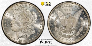 1882-CC $1 MS63