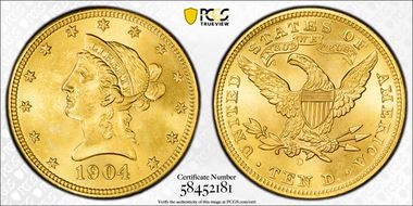 1904-O $10 MS64