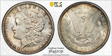 1891 $1 MS62