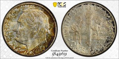 1960-D/D 10C RPM FS-501 MS67FB