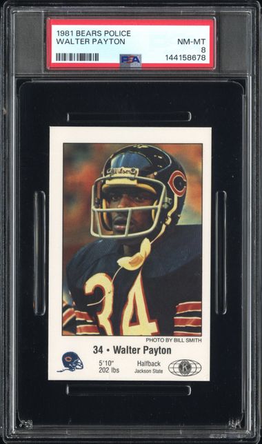 1981 Walter Payton front