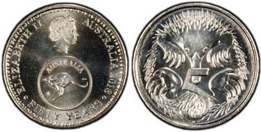 2016 5C 50 Yrs Decimal Currency MS68