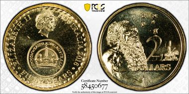 2016 $2 50 Yrs Decimal Currency MS65