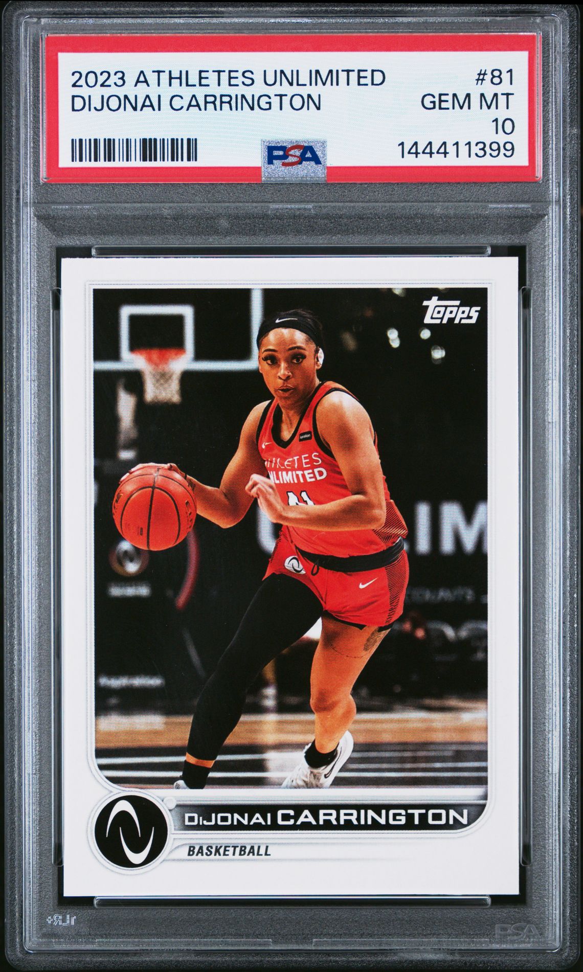 2023 Topps TOPPS ATHLETES UNLIMITED #81 Dijonai Carrington front