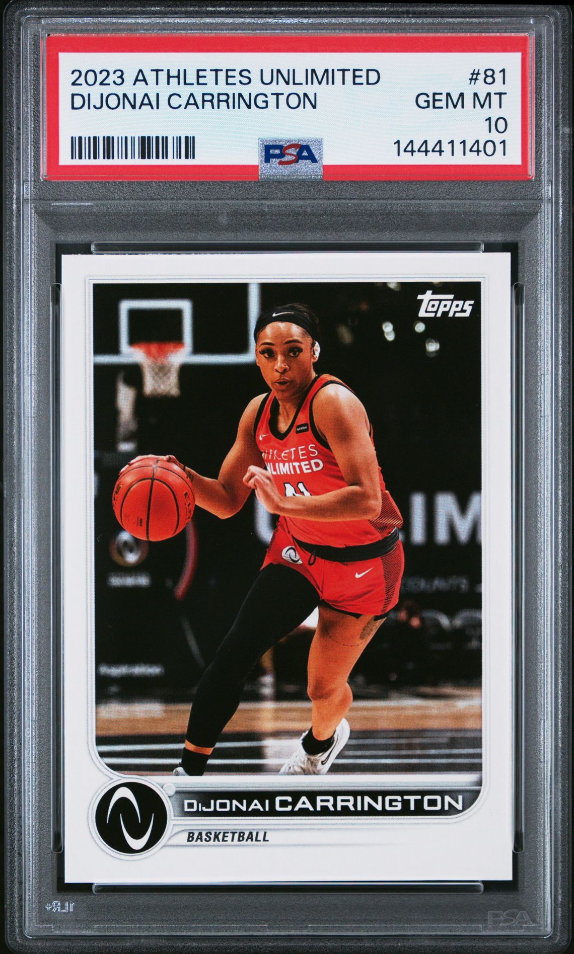 2023 Topps TOPPS ATHLETES UNLIMITED #81 Dijonai Carrington front