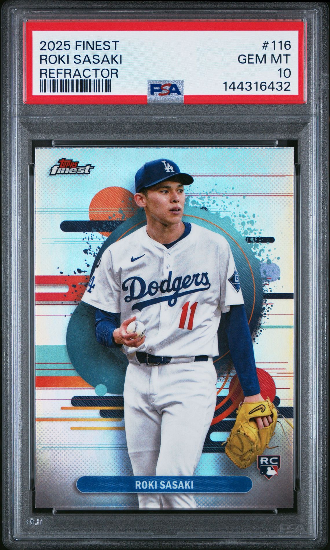 2025 Topps TOPPS FINEST Refractor #116 Roki Sasaki front