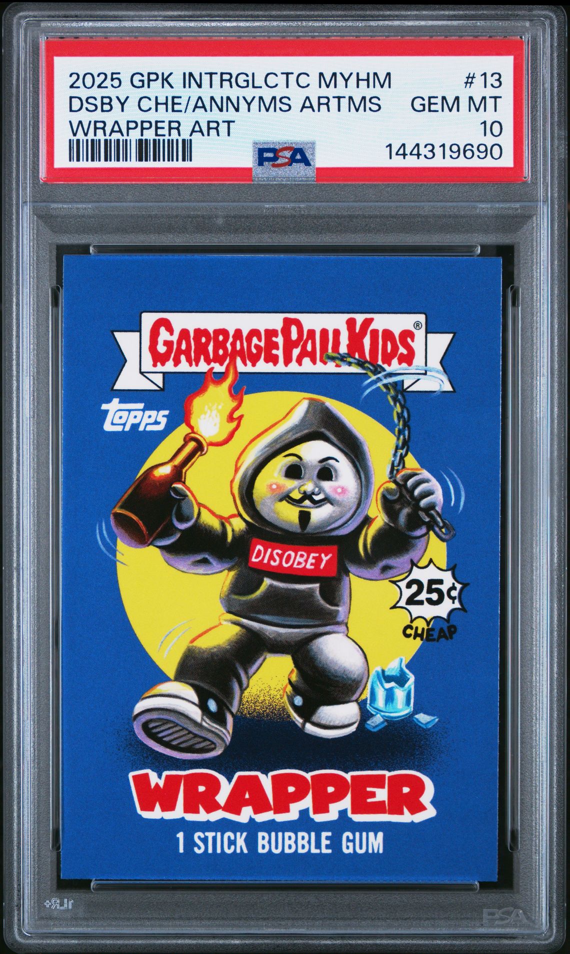 Dsby Che/Annyms Artms PSA 10
