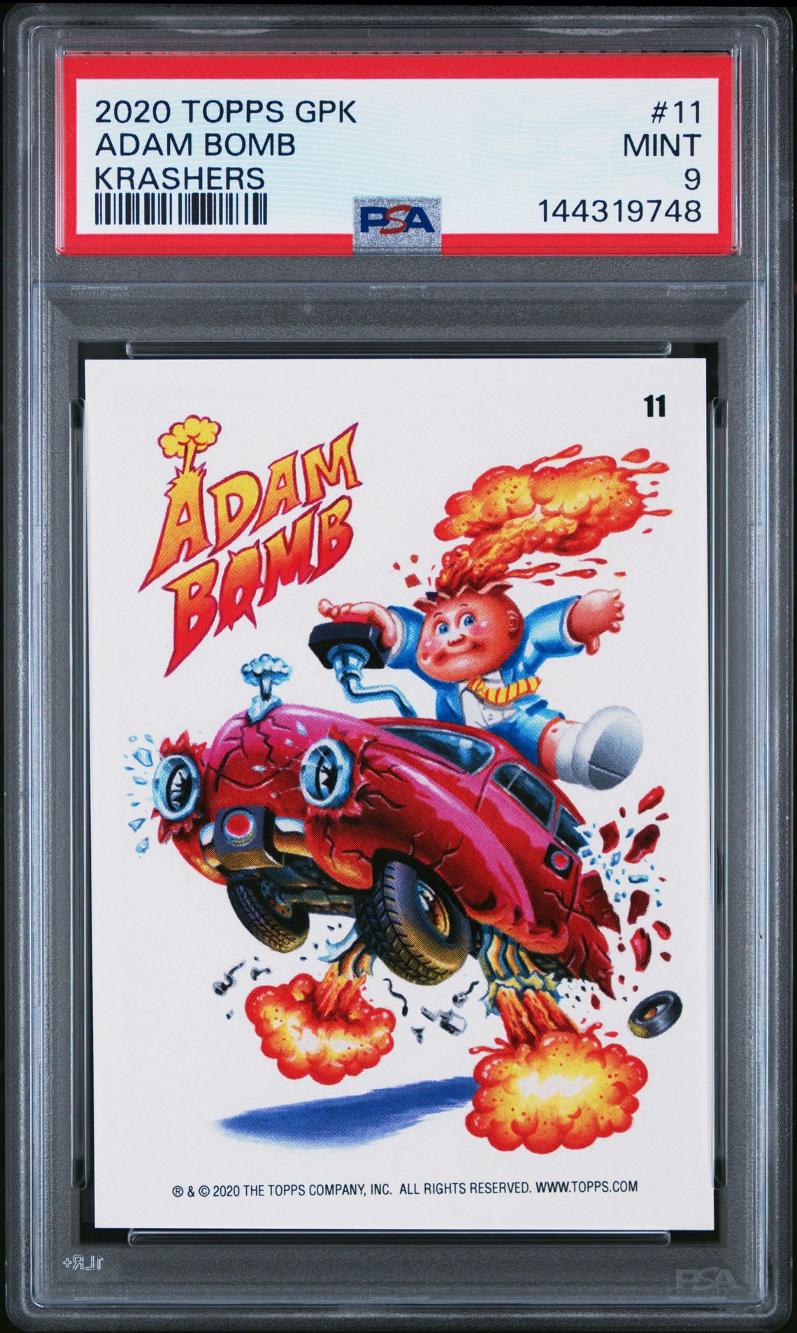 2020 Topps TOPPS GARBAGE PAIL KIDS KRASHERS #11 Adam Bomb front