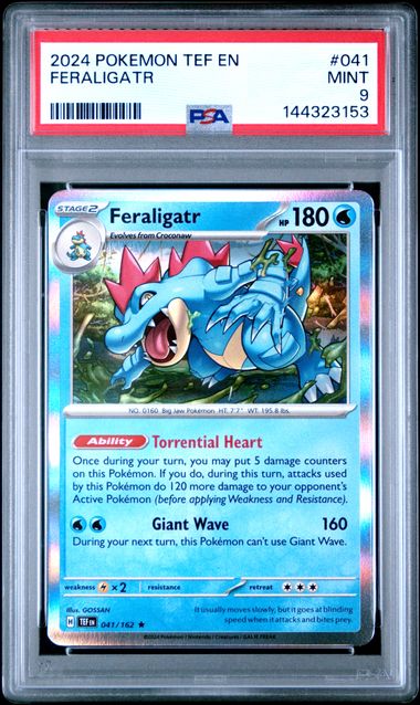 2024 Pokemon Temporal Forces #041 Feraligatr front