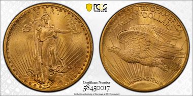 1916-S $20 MS66