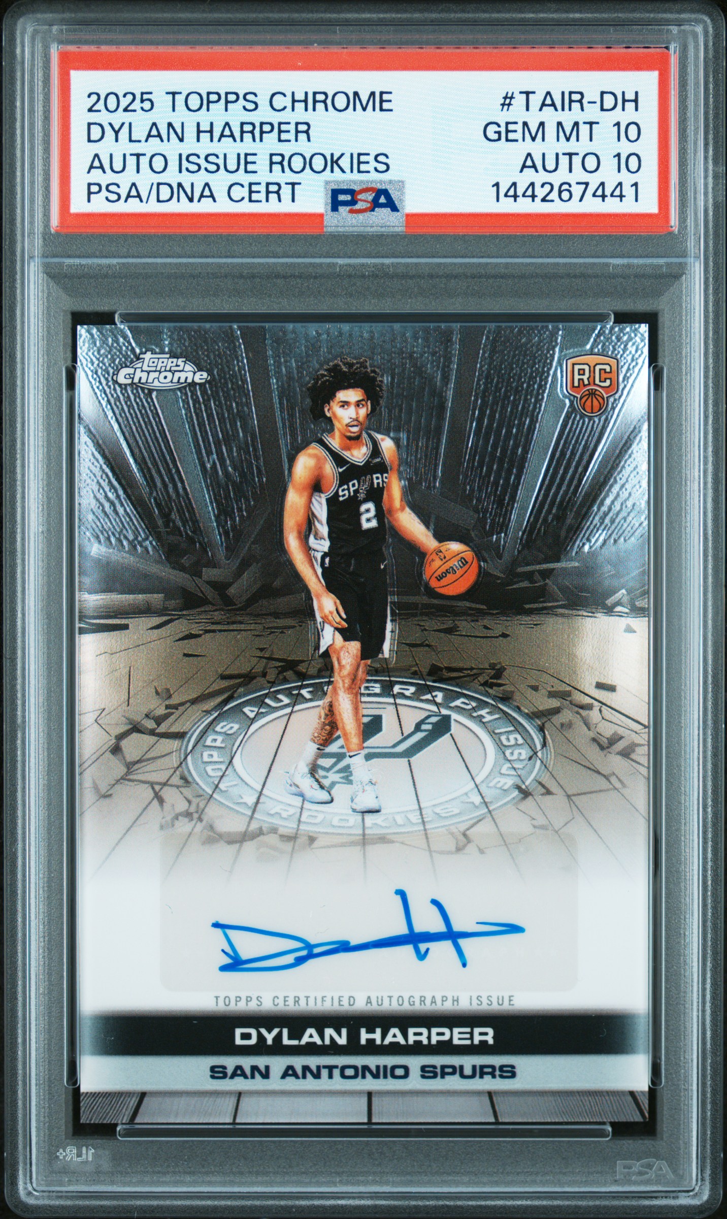 2025 TOPPS CHROME AUTOGRAPH ISSUE ROOKIES AUTO ISSUE ROOKIES DYLAN 