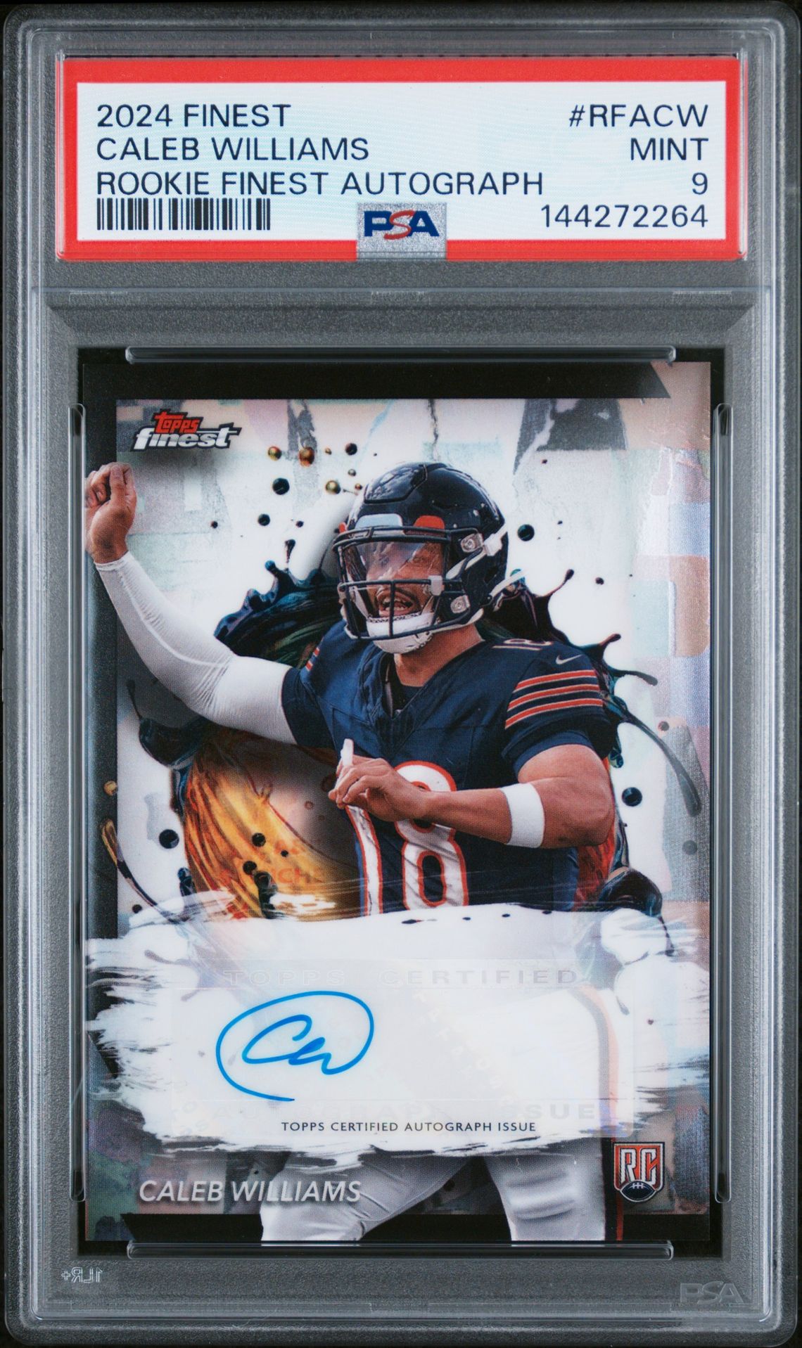 WILLIAMS TOPPS FINEST ROOKIE FINEST AUTOGRAPHS 2024