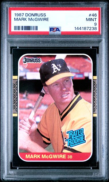 1987 Donruss DONRUSS #46 Mark Mcgwire front