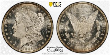 1881-O $1 MS63