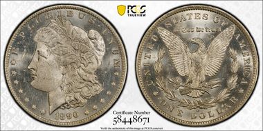 1890-O $1 MS63