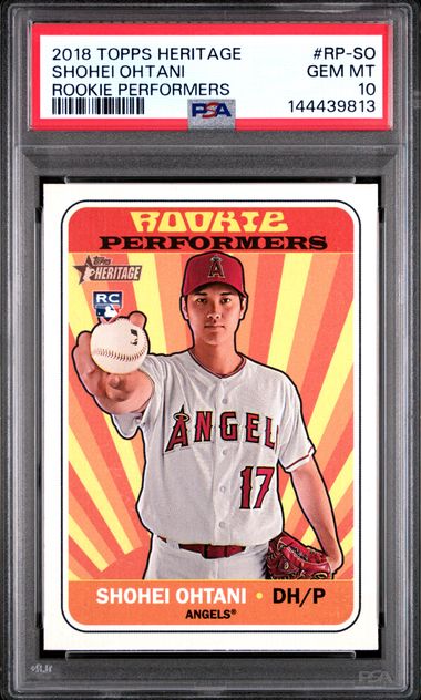 2018 Topps Topps Heritage #RP-SO Shohei Ohtani front