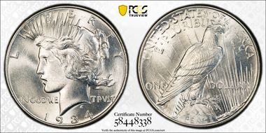 1934 $1 MS64