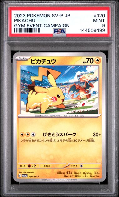 2023 Pokemon GYM EVENT CAMPAIGN #120 Pikachu front