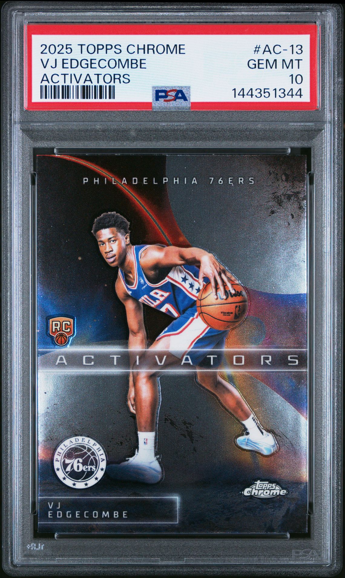 2025 Topps Chrome TOPPS CHROME ACTIVATORS #AC-13 Vj Edgecombe front